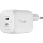 Belkin - 45W GaN Dual PD/PPS mini snabbladdare för laptop, mobil, surfplatta - VitBelkin - 45W GaN Dual PD/PPS mini snabbladdare